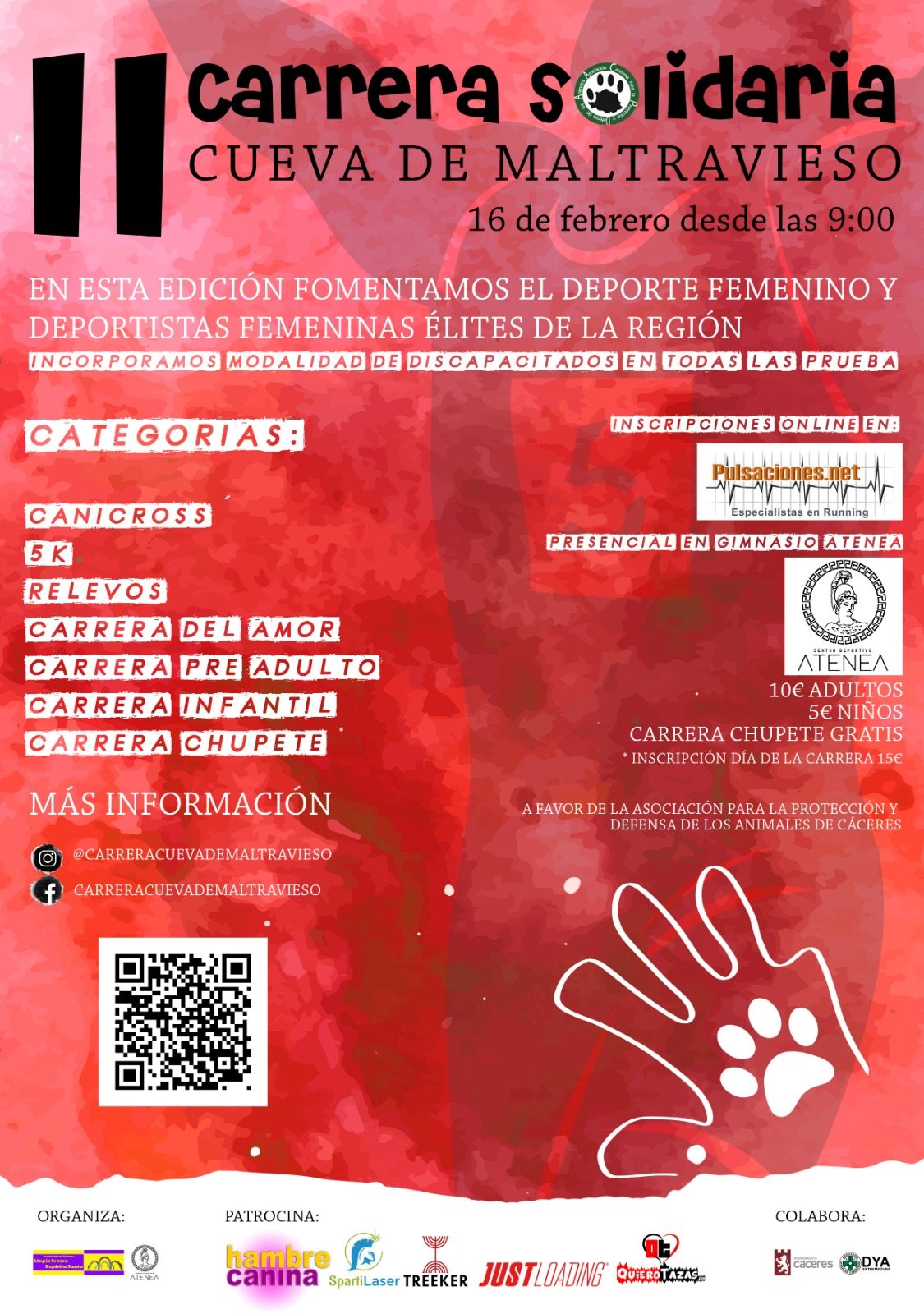 II CARRERA SOLIDARIA CUEVA DE MAL TRAVIESO 2020 - Inscríbete