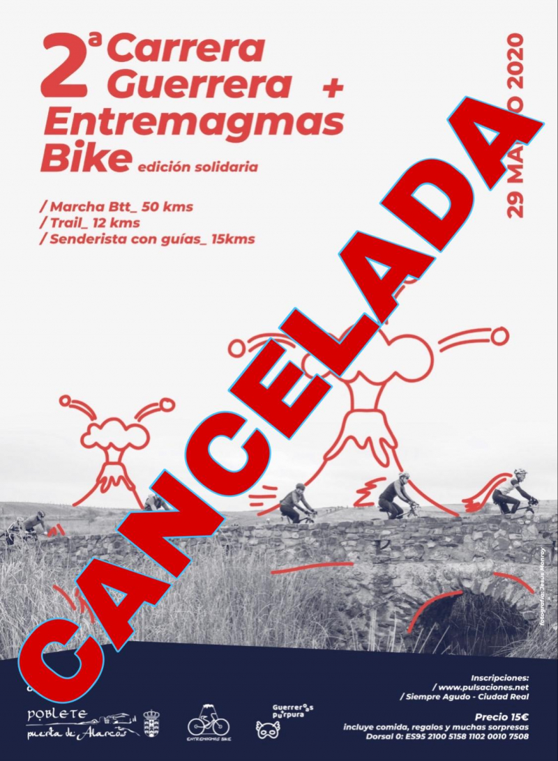 2º CARRERA GUERRERA + ENTREMAGMAS BIKE «EDICIÓN SOLIDARIA» - Inscríbete