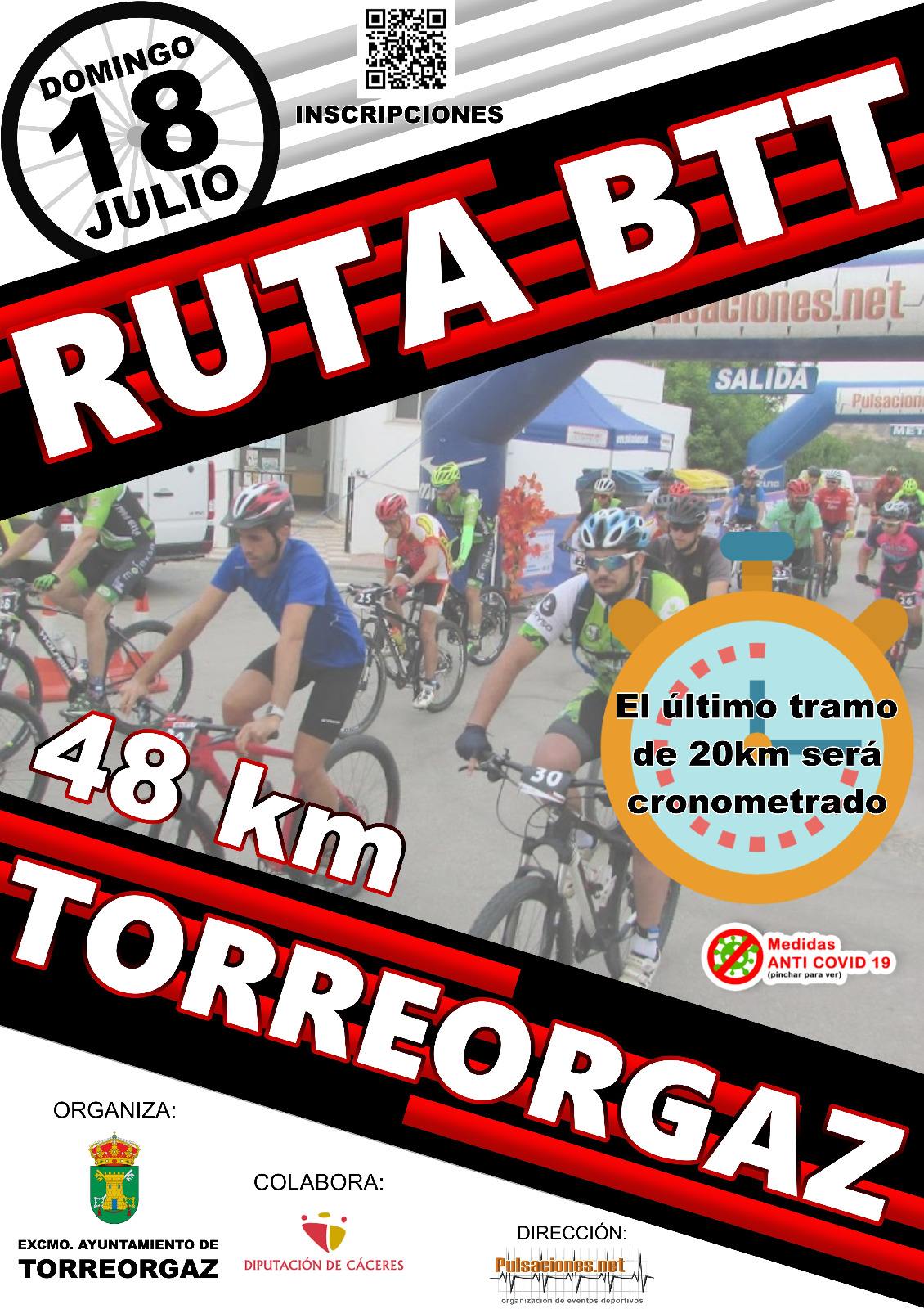 RUTA BTT/MTB TORREORGAZ 2021 - Inscríbete