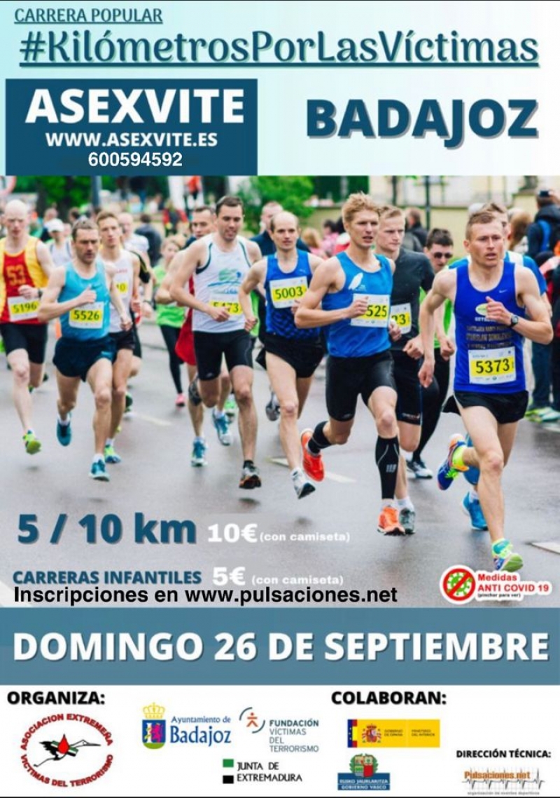 I CARRERA POPULAR #KILÓMETROSPORLASVÍCTIMAS - Inskriba zaitez