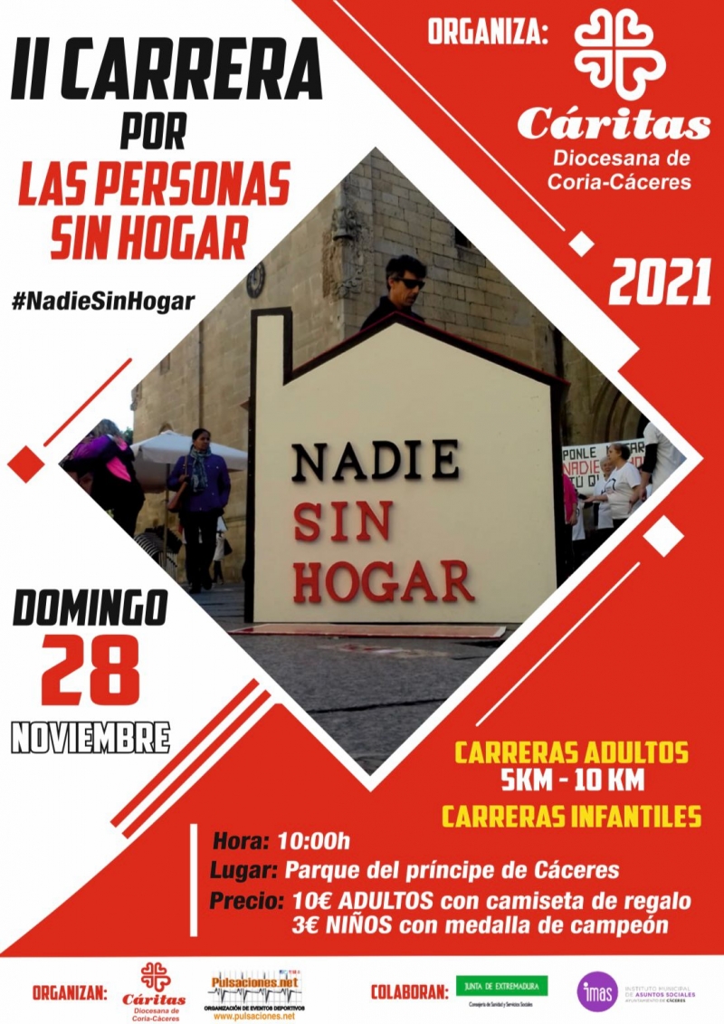 II CARRERA POR LAS PERSONAS SIN HOGAR  - Inscríbete