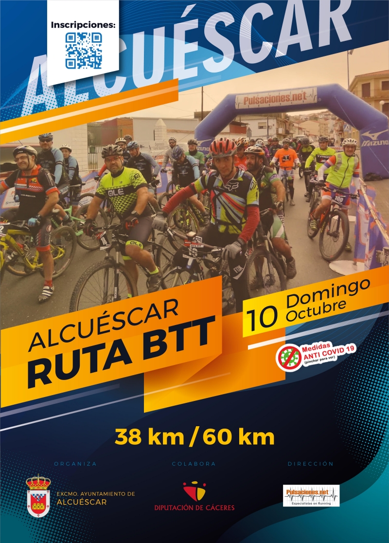 II RUTA BTT/MTB ALCUÉSCAR 2021 - Inscríbete