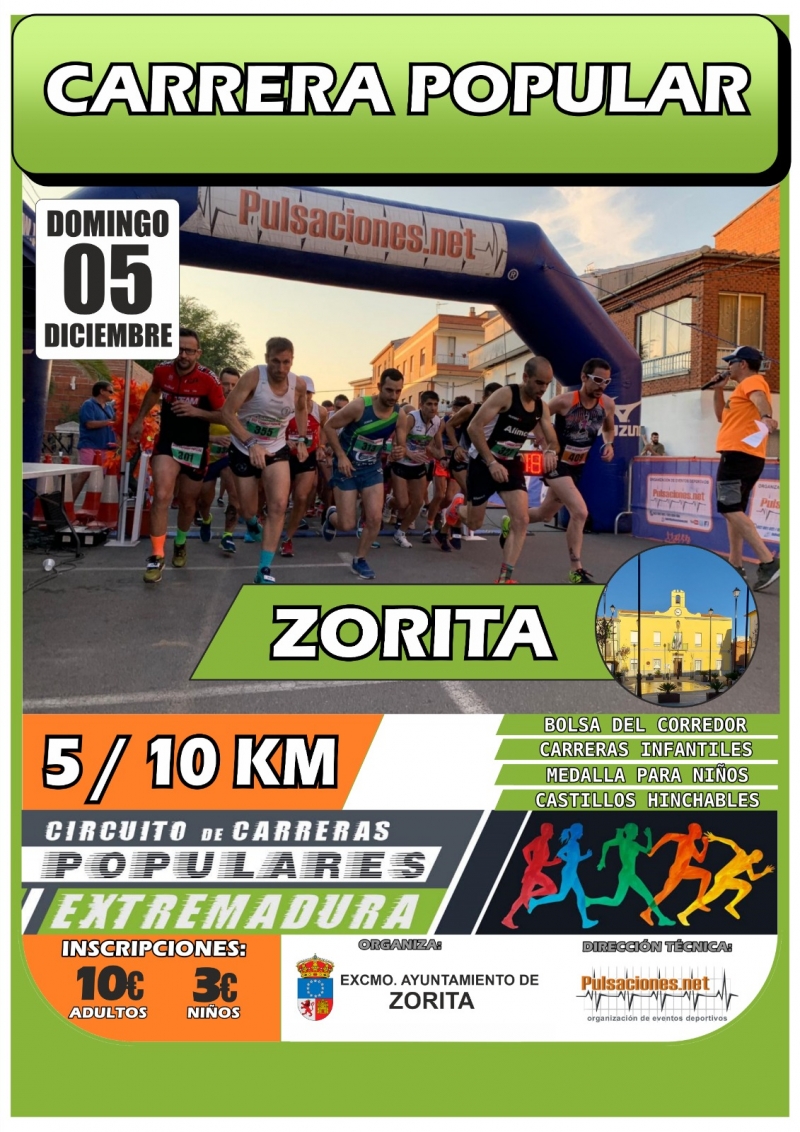 CARRERA POPULAR ZORITA 2021 - Inscríbete