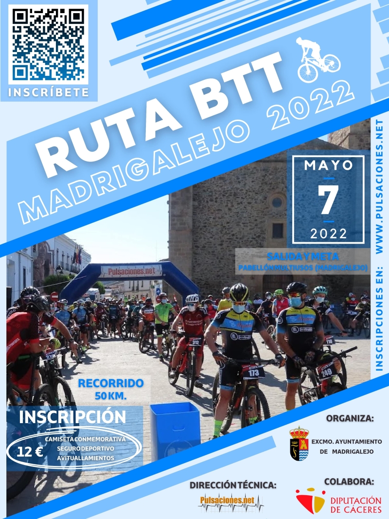 RUTA BTT MADRIGALEJO 2022 - Inscríbete