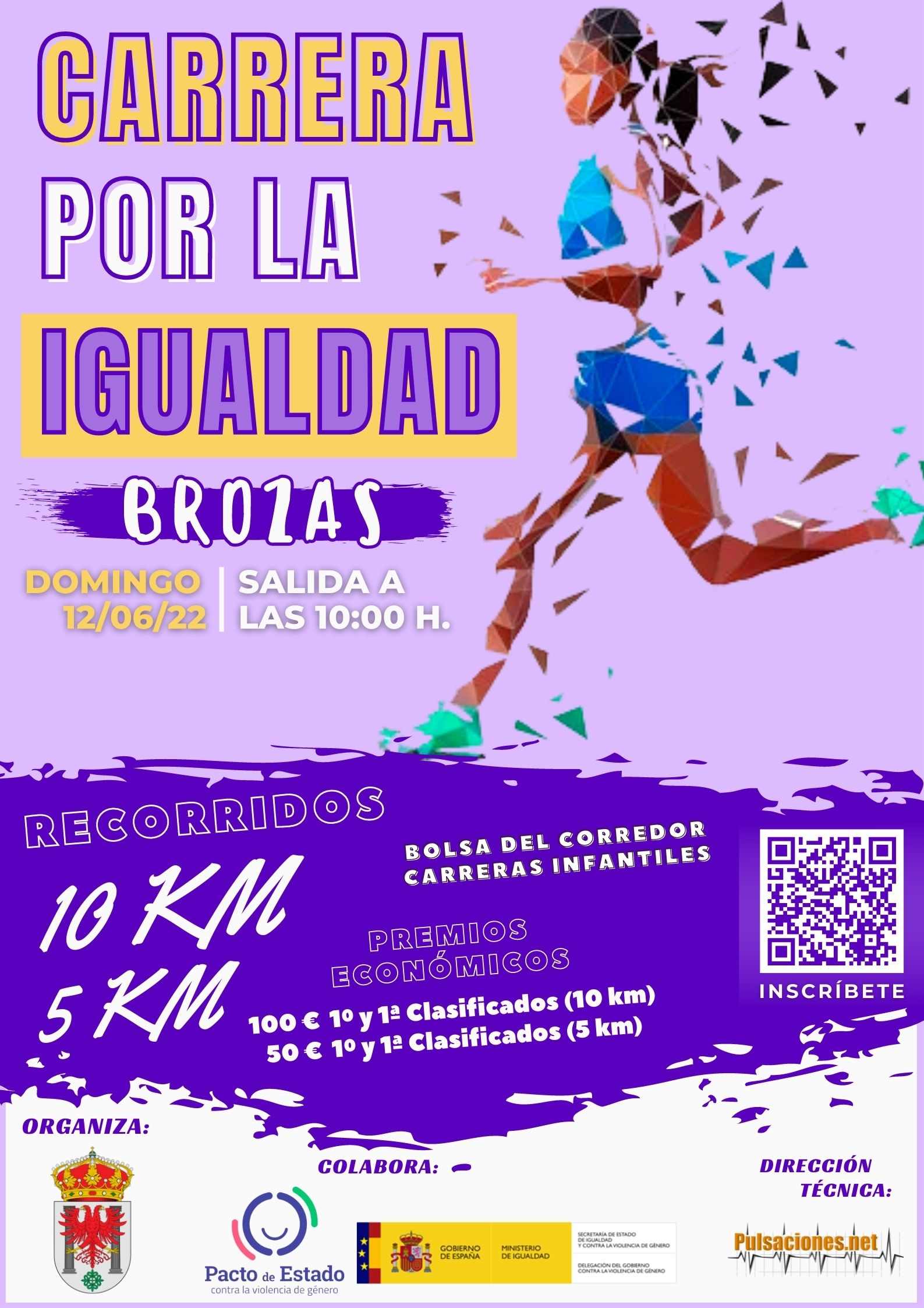 12/06/2022 - CARRERA POR LA IGUALDAD BROZAS 2022 - Inscríbete