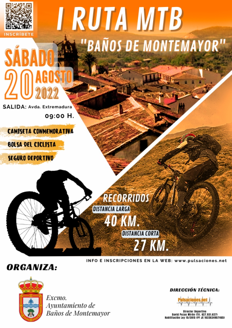 I RUTA MTB BAÑOS DE MONTEMAYOR 2022 - Inscríbete
