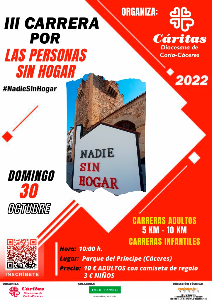 III CARRERA POR LAS PERSONAS SIN HOGAR 2022 - Inscríbete