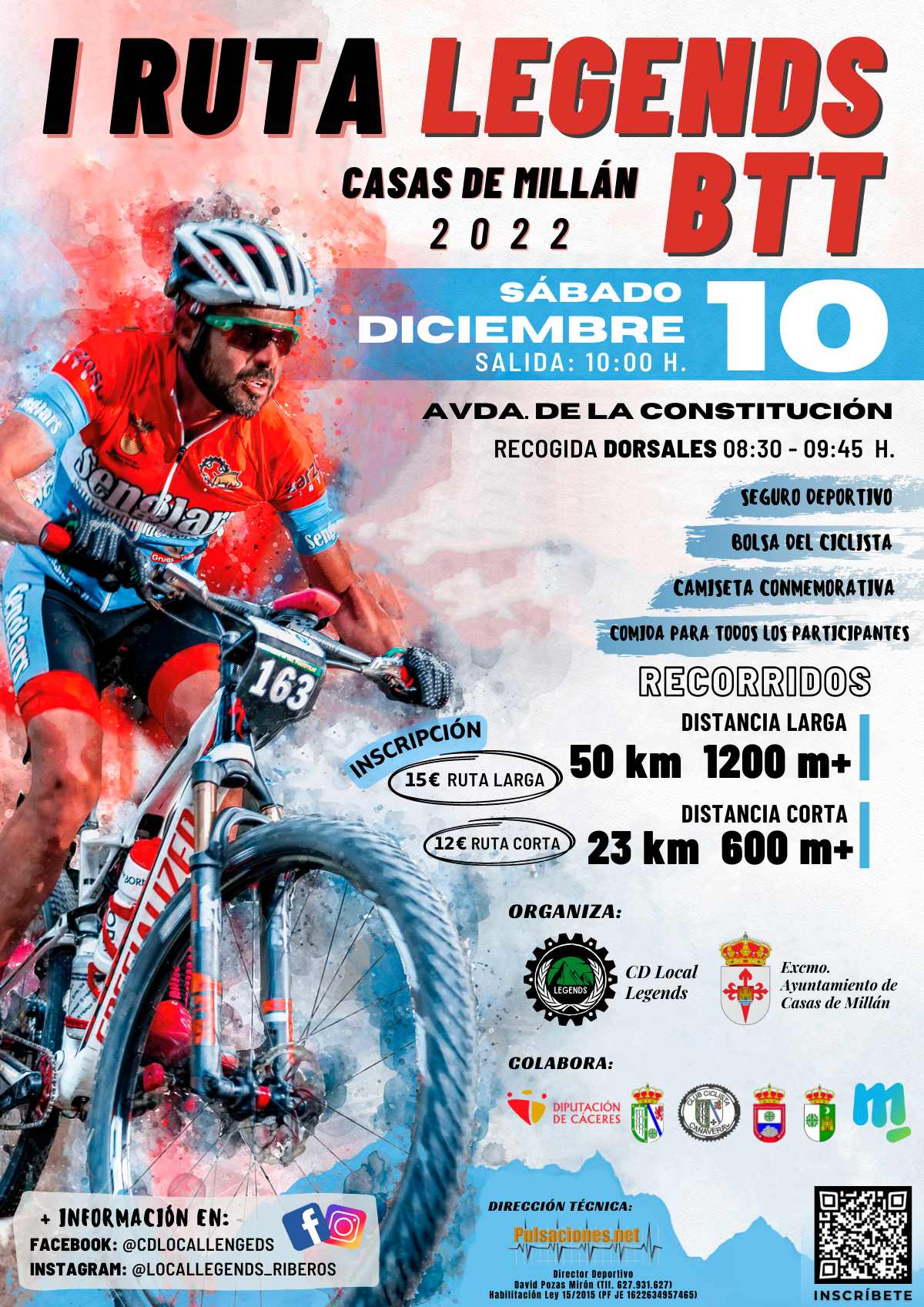 I RUTA LEGENDS BTT - CASAS DE MILLÁN 2022 - Inscríbete