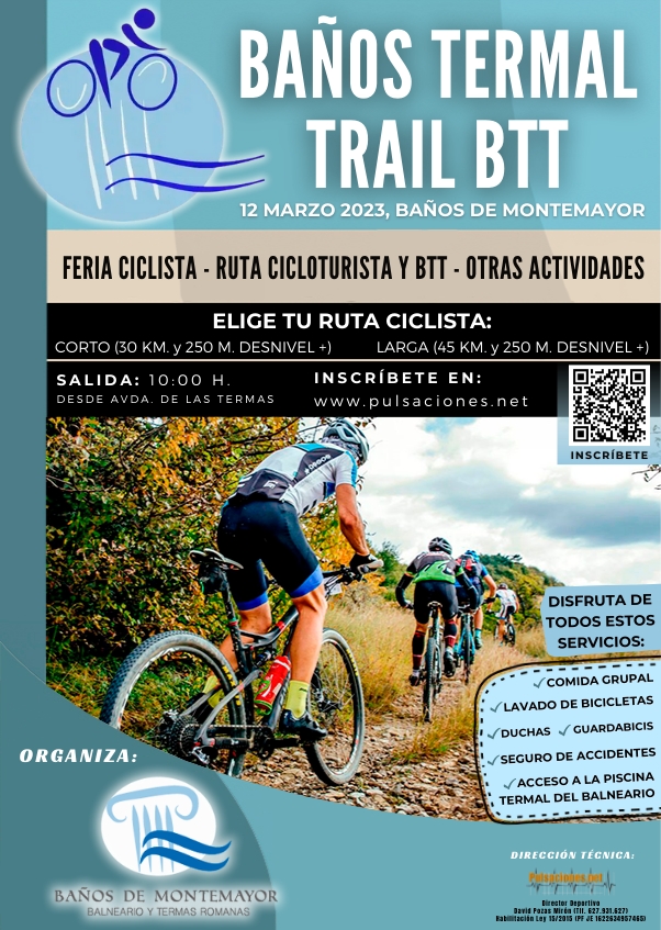BAÑOS TERMAL TRAIL BTT 2023 - Inscriu-te
