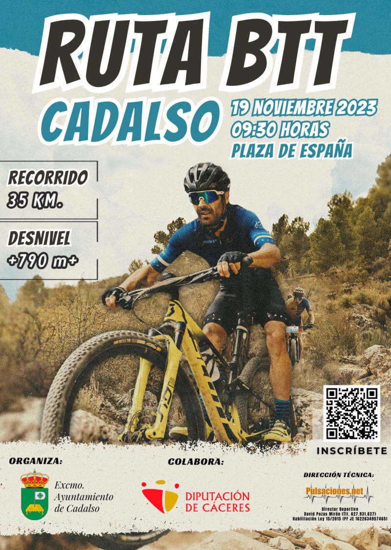 RUTA BTT CADALSO 2023 - Inscreva-se