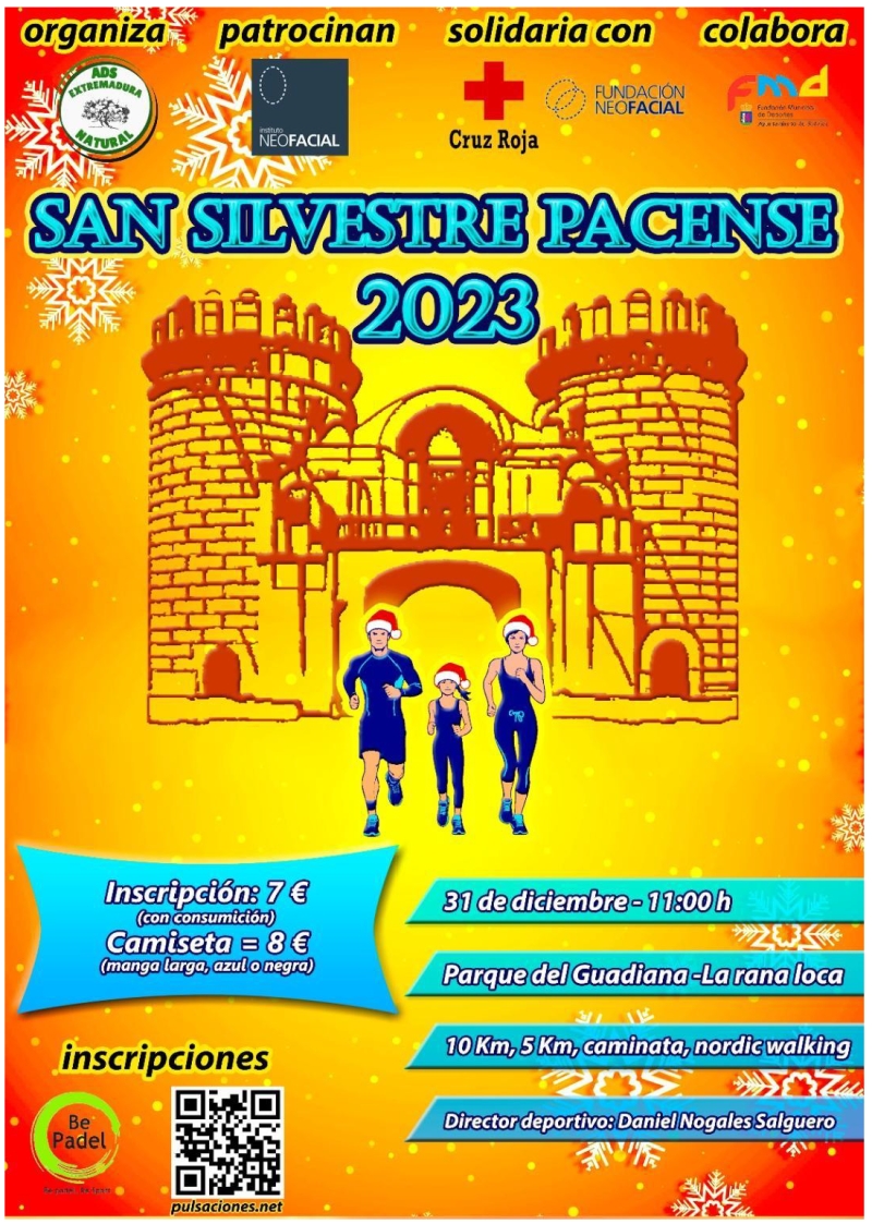 SAN SILVESTRE PACENSE 2023 - Inscríbete