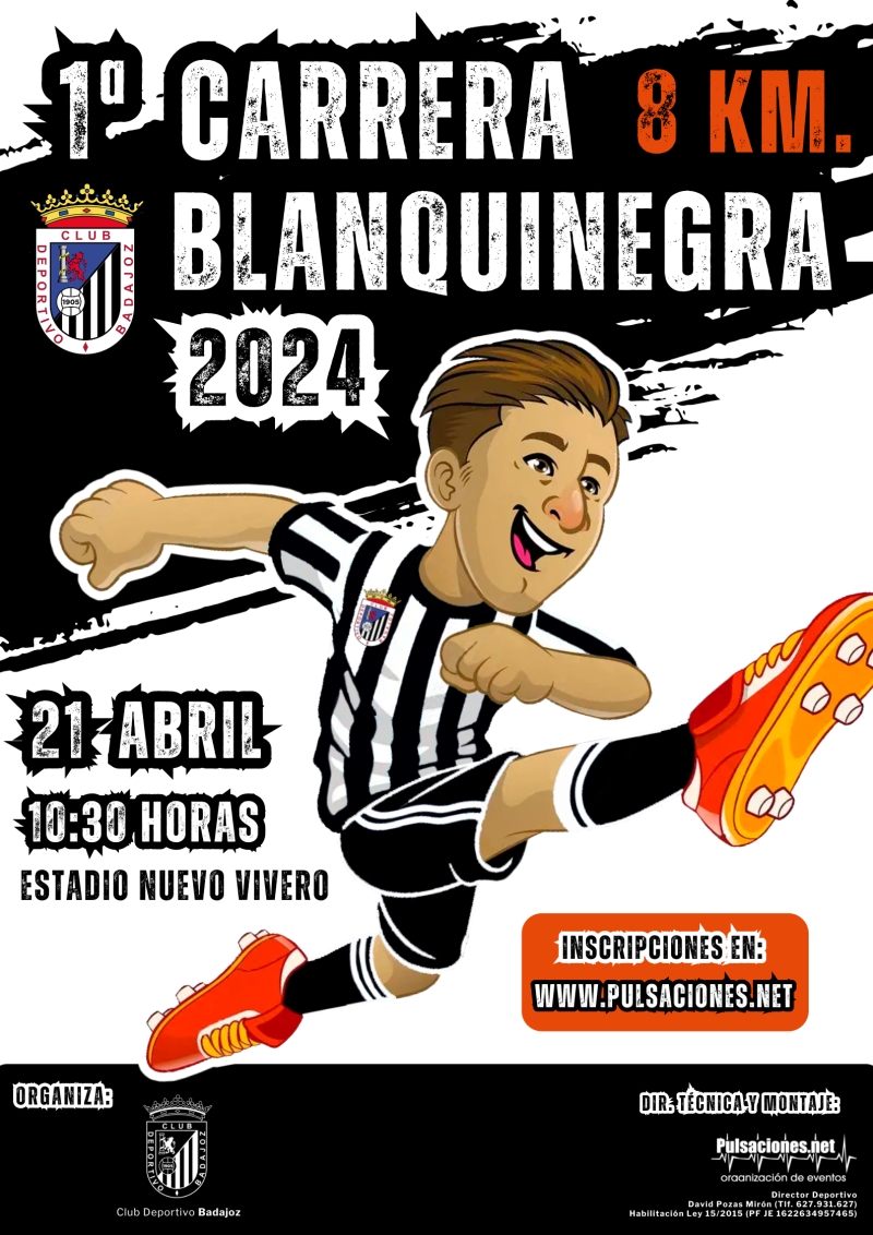 I CARRERA BLANQUINEGRA 2024 - Inscríbete