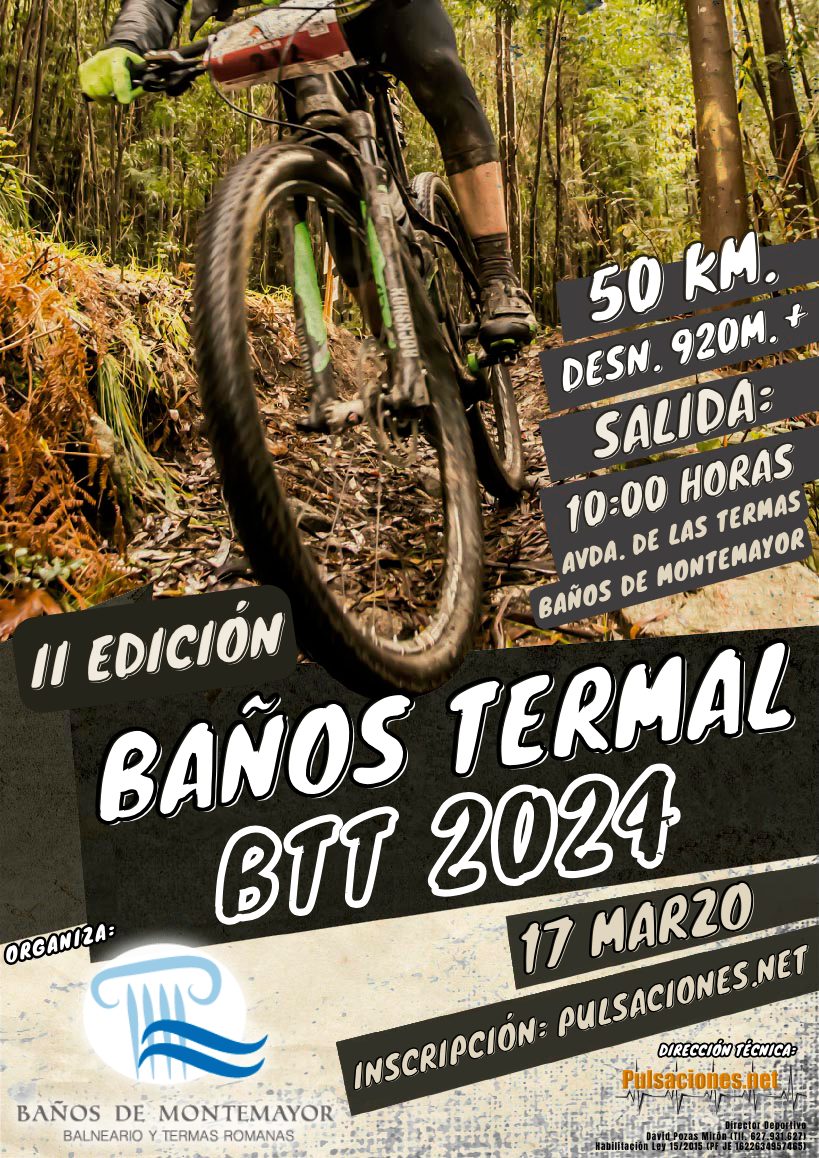 BAÑOS TERMAL BTT 2024 - Inscríbete