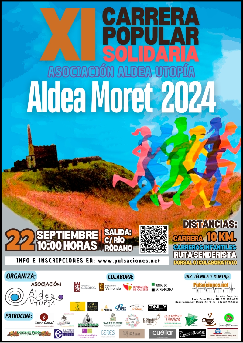 CARRERA POPULAR SOLIDARIA ALDEA MORET 2024 - Inscríbete