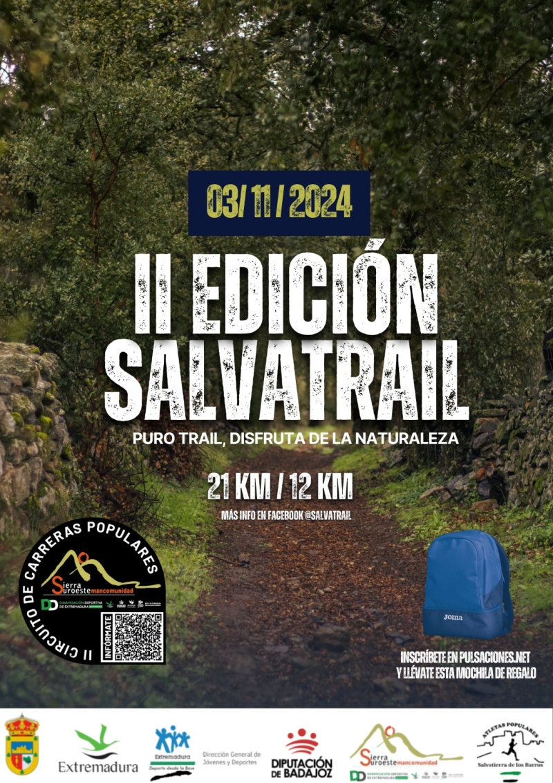 II TRAIL SALVATRAIL 2024 - Inscríbete