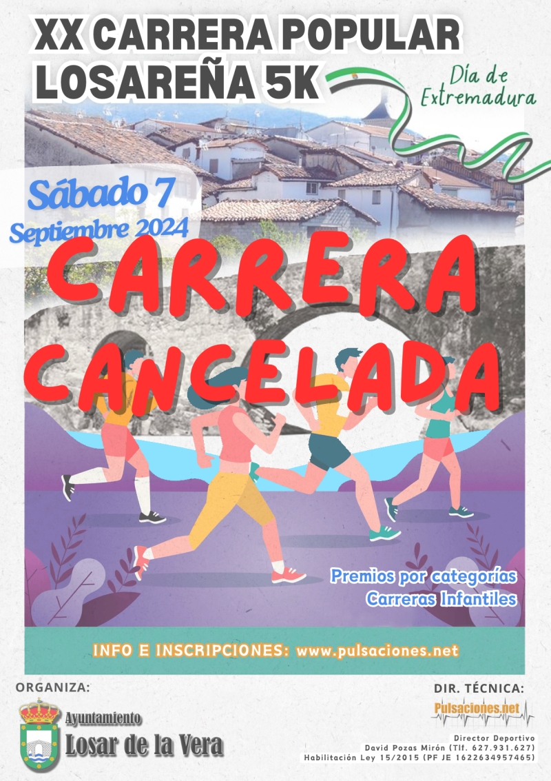 XX CARRERA POPULAR LOSAREÑA 2024 - Inscríbete