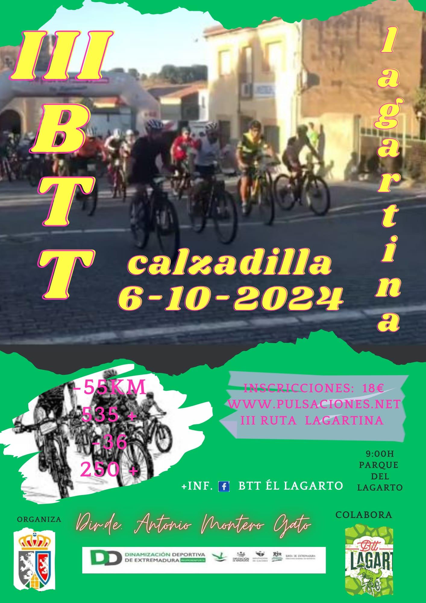 III BTT LAGARTINA 2024 - Inscríbete