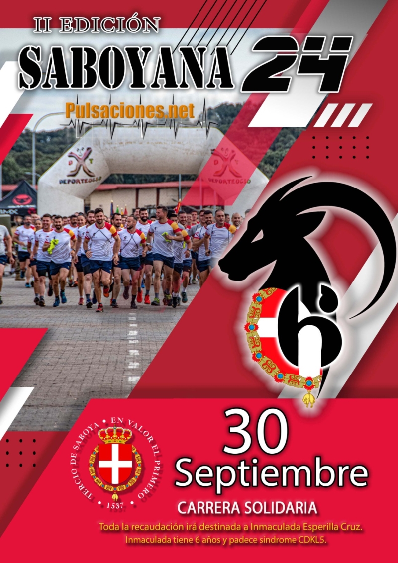 II CARRERA SOLIDARIA SABOYANA 2024 - Inscríbete