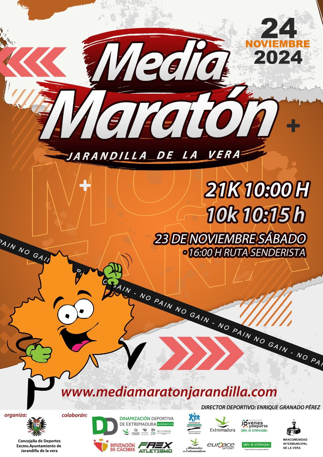 XXVI MEDIA MARATÓN JARANDILLA DE LA VERA 2024 - Inscreva-se