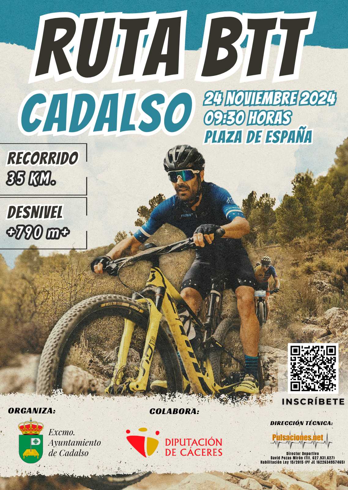 RUTA BTT CADALSO 2024 - Inscríbete