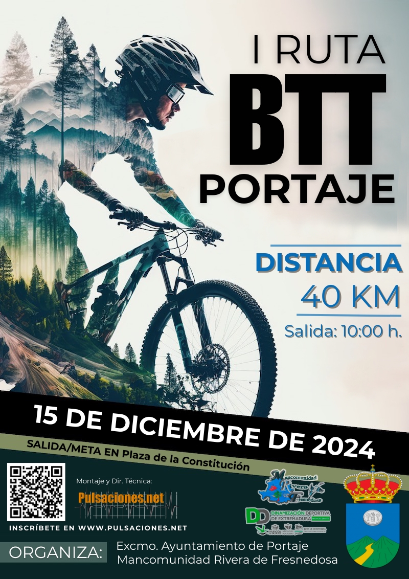 I RUTA BTT PORTAJE 2024 - Inscríbete