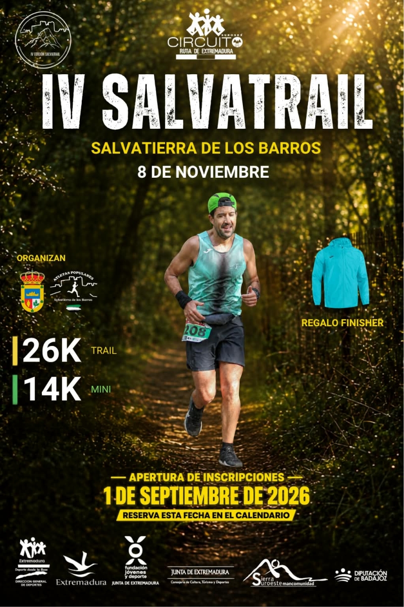 IV TRAIL SALVATRAIL 2026 - Inscríbete