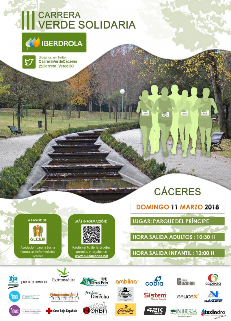 III CARRERA VERDE SOLIDARIA IBERDROLA 2018 - Inscríbete