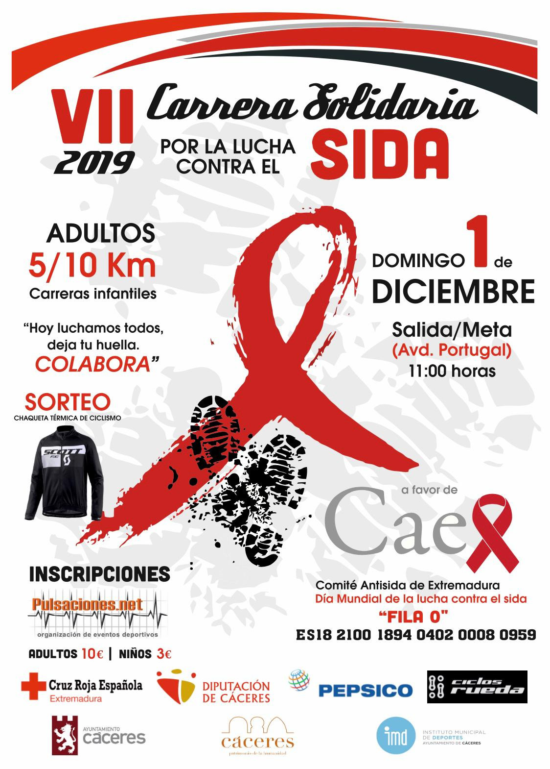 VII CARRERA SOLIDARIA POR LA LUCHA CONTRA EL SIDA - Inscríbete