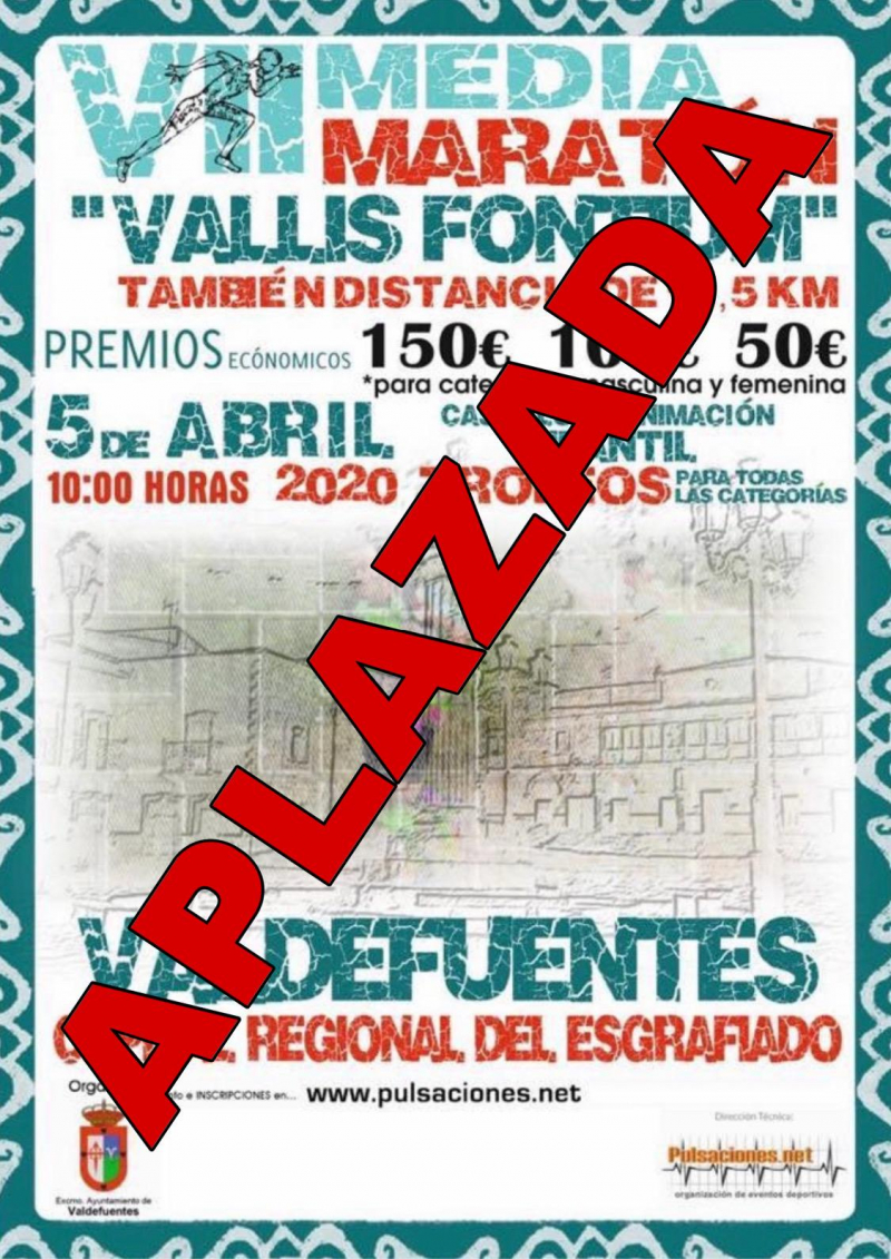 VII MEDIA MARATÓN VALDEFUENTES  - Inscríbete VII MEDIA MARATÓN VALDEFUENTES  - Inscríbete