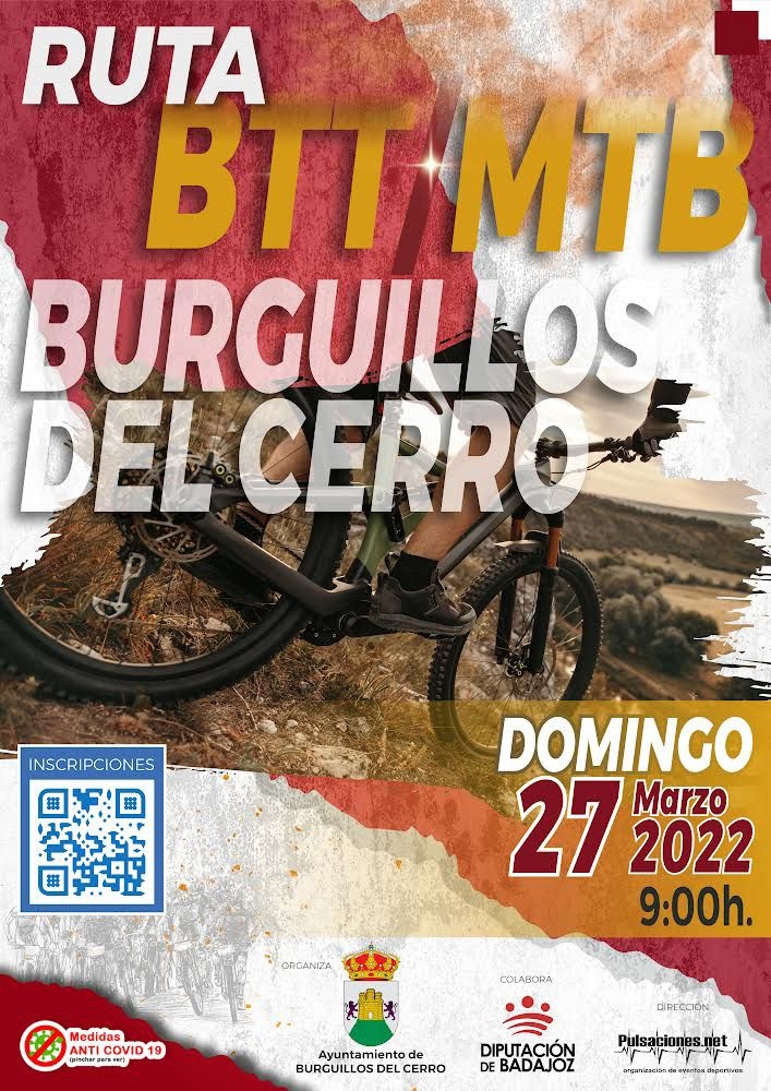 RUTA BTT/MTB BURGUILLOS DEL CERRO 2022 - Inscríbete