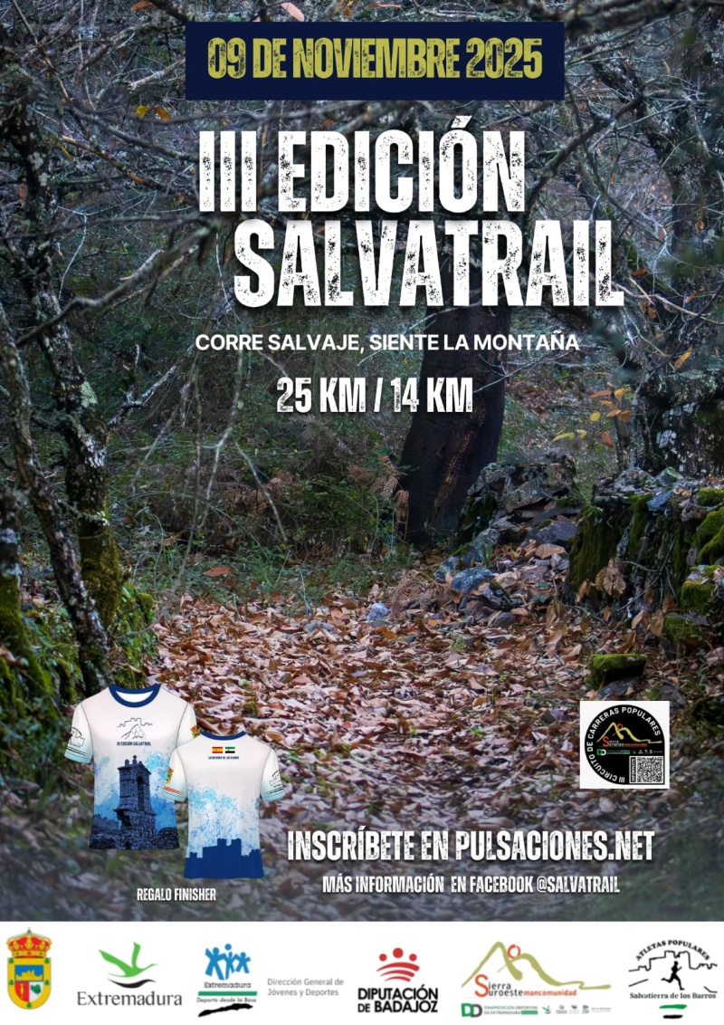III TRAIL SALVATRAIL 2025 - Inscríbete III TRAIL SALVATRAIL 2025 - Inscríbete